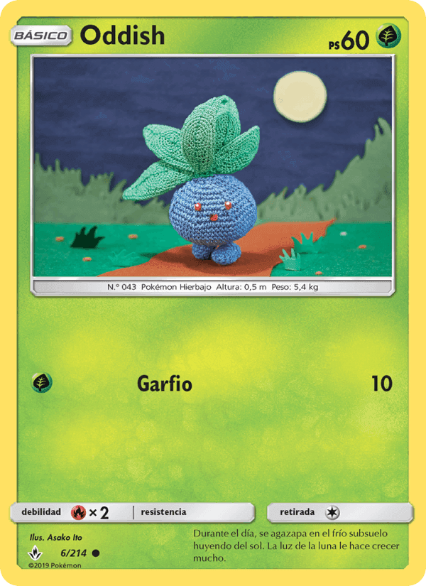 Oddish, carte 6 de Vínculos Indestructibles