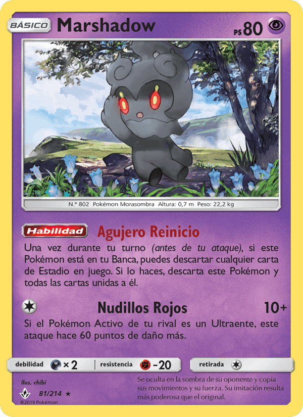 Marshadow, carta 81 di Vínculos Indestructibles