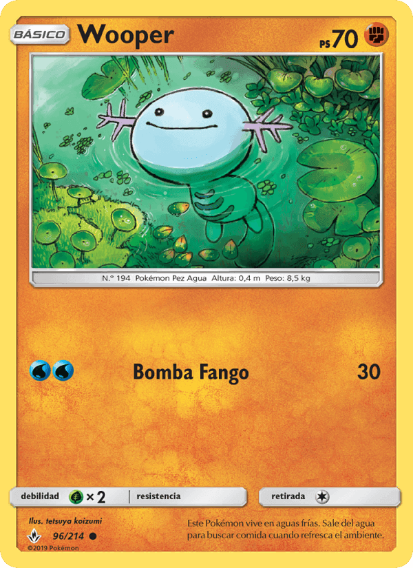 Wooper, carta 96 de Vínculos Indestructibles