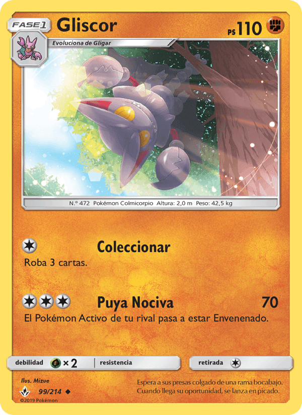 Gliscor, carta 99 de Vínculos Indestructibles