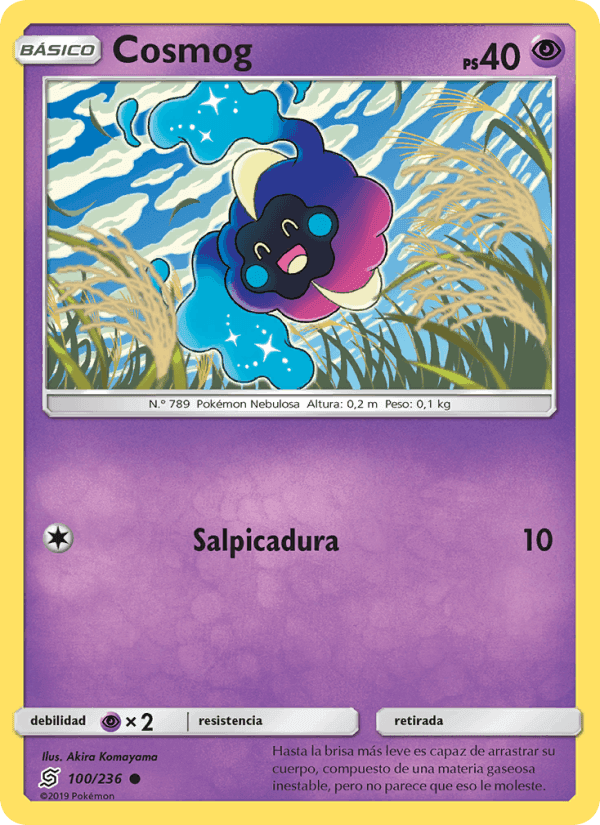Cosmog, carta 100 de Mentes Unidas