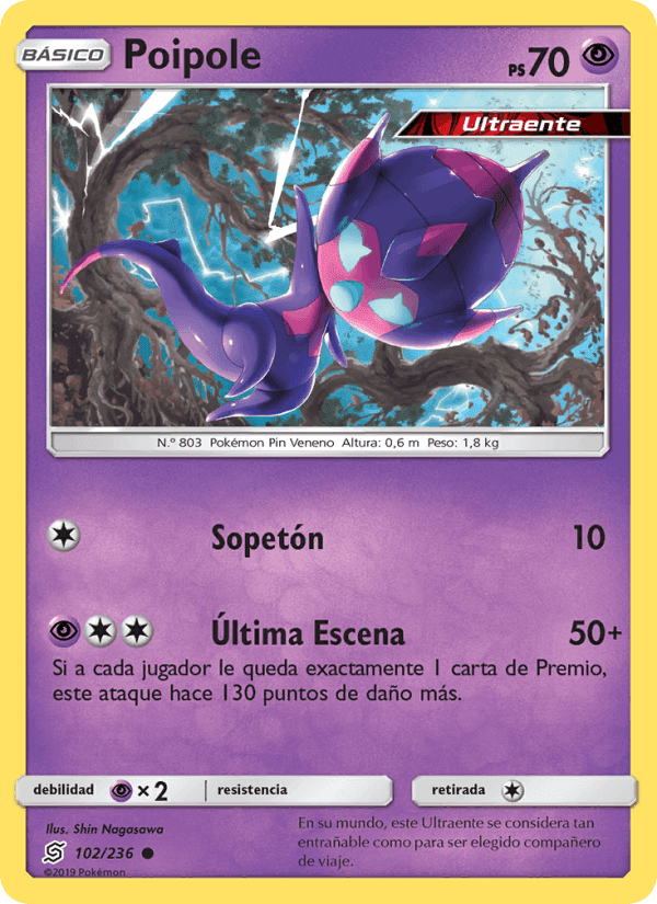 Poipole, carta 102 de Mentes Unidas