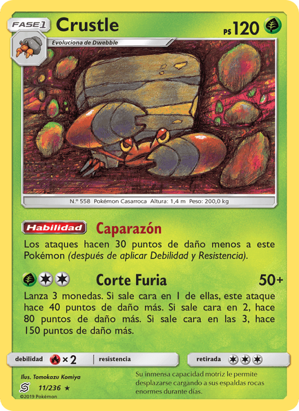 Crustle, carta 11 di Mentes Unidas