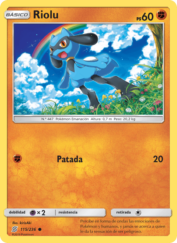 Riolu, card 115 from Mentes Unidas