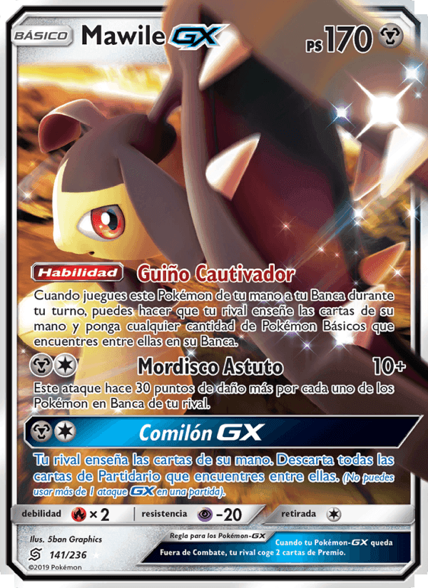 Mawile GX, carta 141 de Mentes Unidas