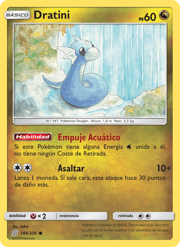 Dratini, carta 148 de Mentes Unidas