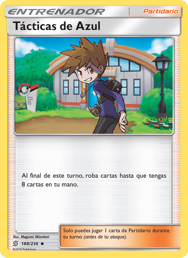 Tácticas de Azul, card 188 from Mentes Unidas