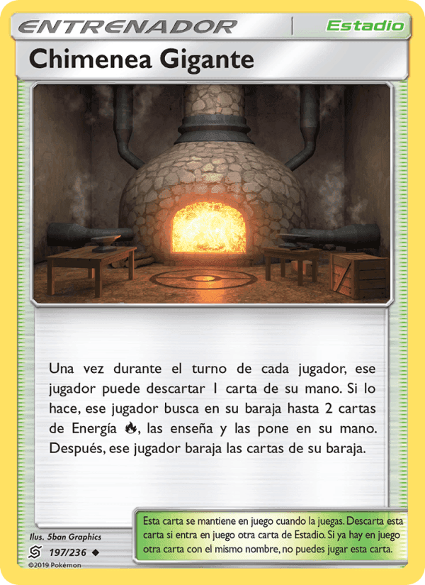Chimenea Gigante, carta 197 de Mentes Unidas