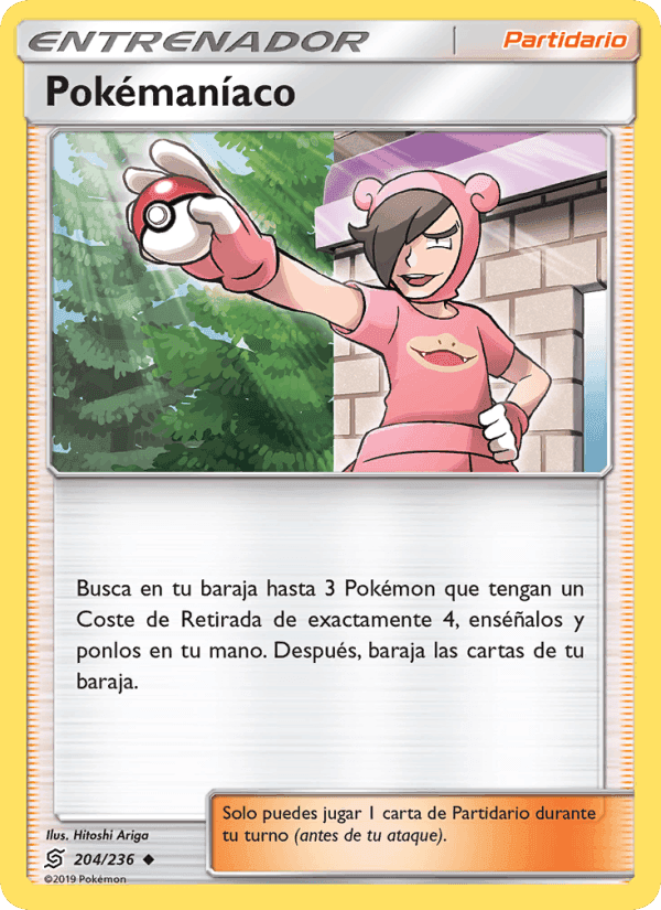 Pokémaníaco, card 204 from Mentes Unidas