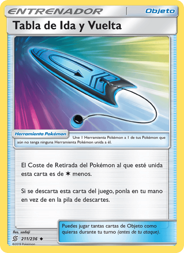 Tabla de Ida y Vuelta, carte 211 de Mentes Unidas