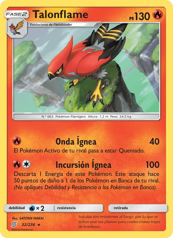Mentes Unidas の 32 番、Talonflame