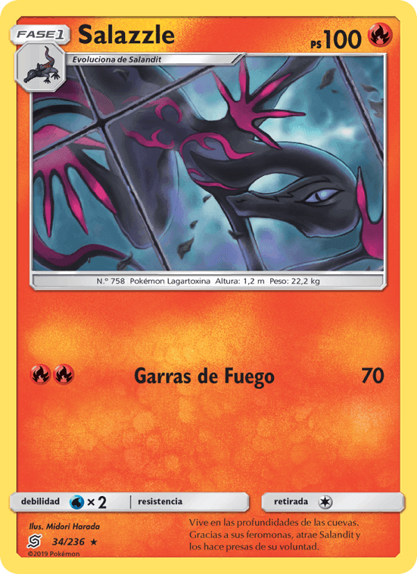 Mentes Unidas の 34 番、Salazzle