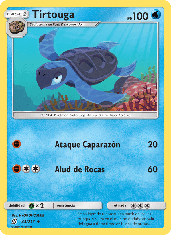 Tirtouga, carta 44 de Mentes Unidas