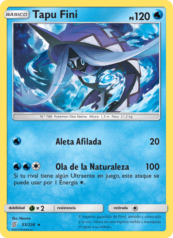Mentes Unidas の 53 番、Tapu Fini