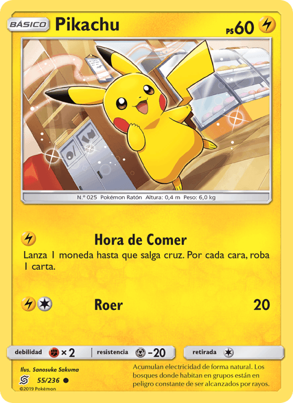 Mentes Unidas の 55 番、Pikachu