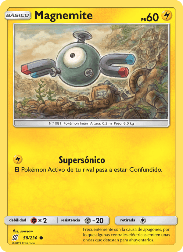 Mentes Unidas の 58 番、Magnemite