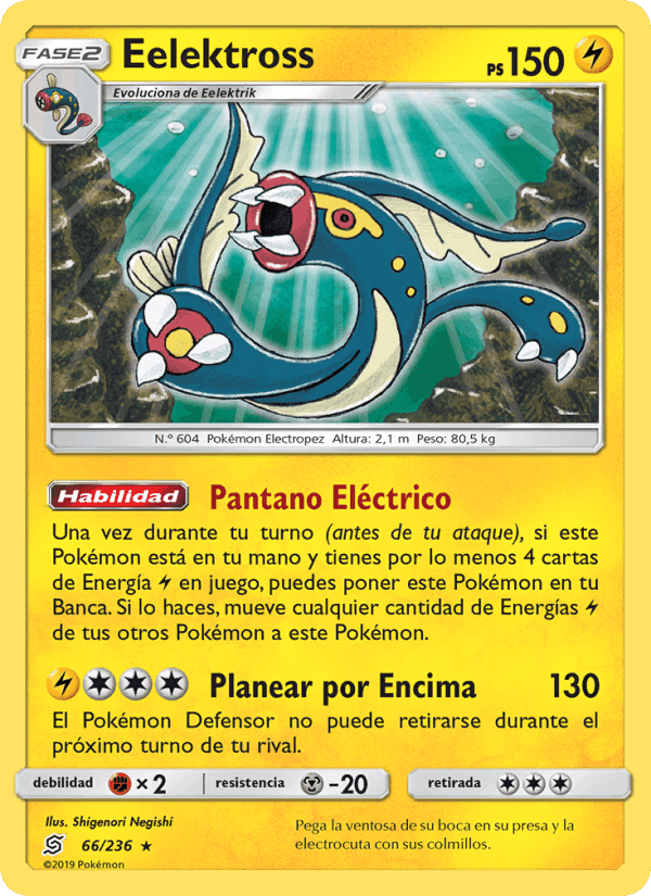 Eelektross, card 66 from Mentes Unidas