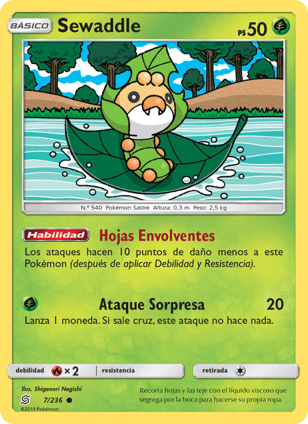Sewaddle, card 7 from Mentes Unidas