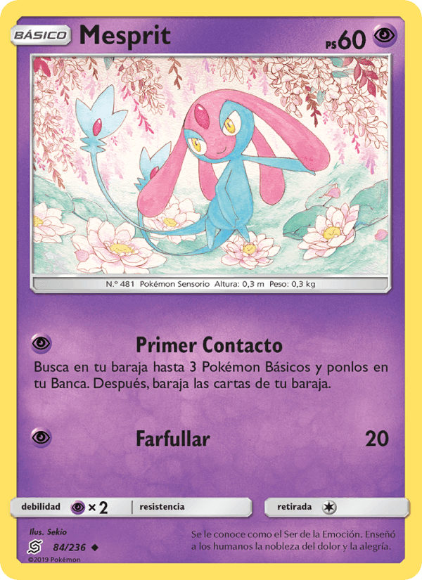 Mesprit, carta 84 de Mentes Unidas