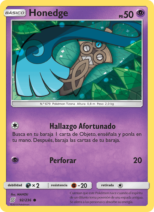 Honedge, card 92 from Mentes Unidas