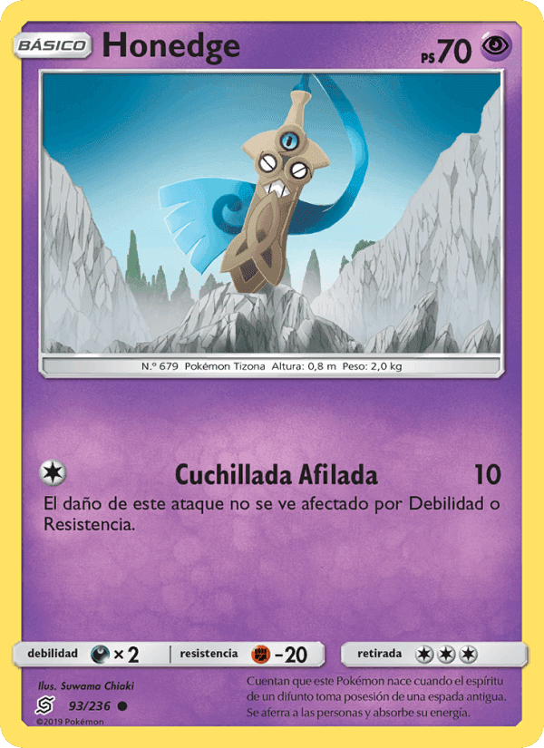 Honedge, carta 93 de Mentes Unidas