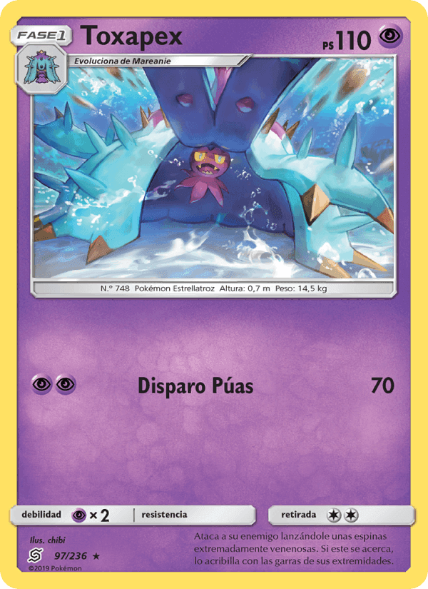 Toxapex, carta 97 de Mentes Unidas