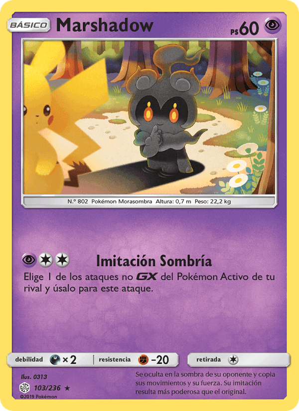 Marshadow, carta 103 di Eclipse Cósmico