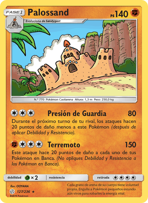 Palossand, card 127 from Eclipse Cósmico