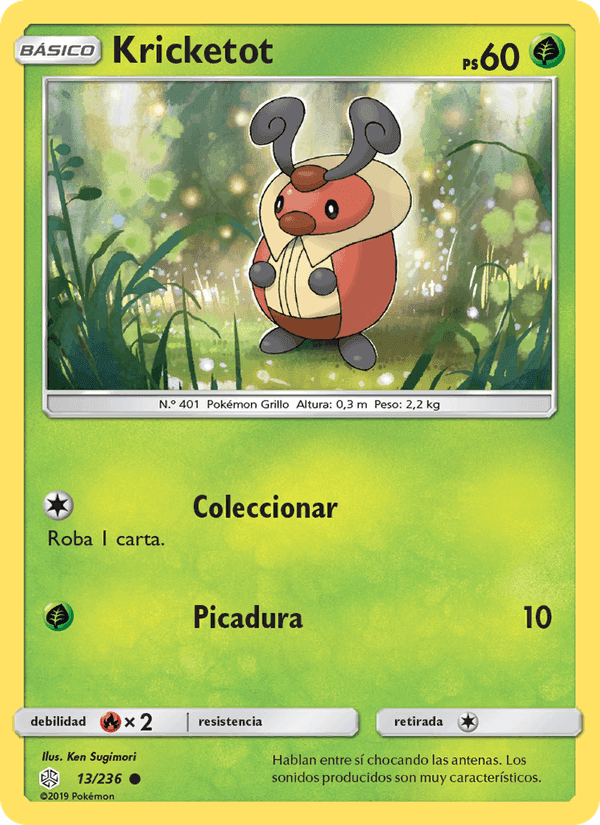 Kricketot, carte 13 de Eclipse Cósmico