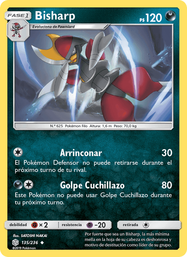 Bisharp, carta 135 di Eclipse Cósmico