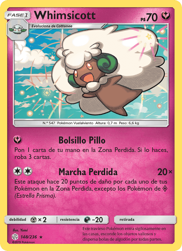 Eclipse Cósmico の 148 番、Whimsicott