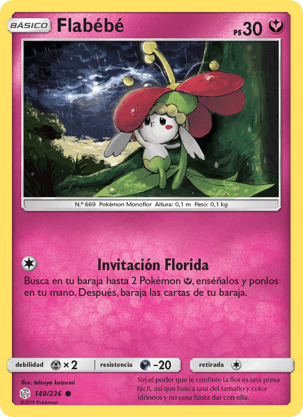 Flabébé, carta 149 de Eclipse Cósmico