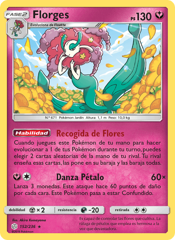 Florges, carta 152 de Eclipse Cósmico