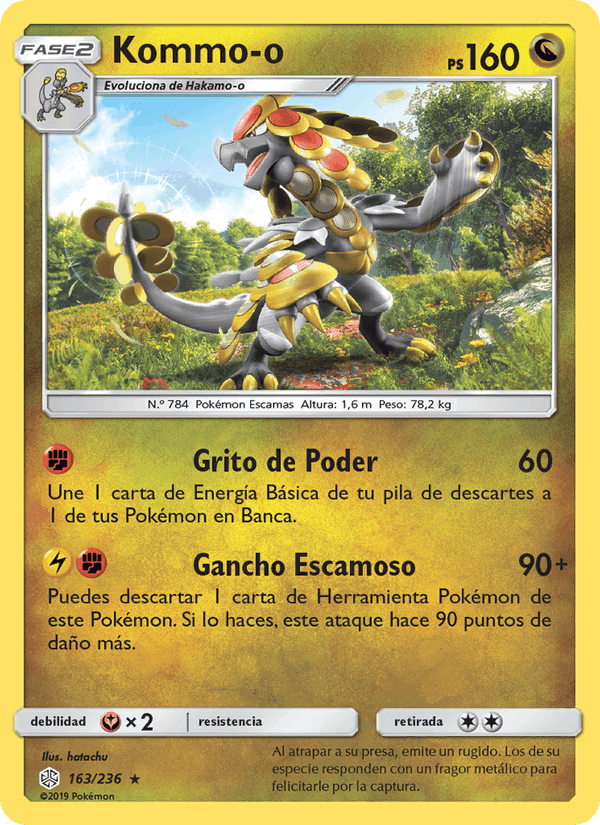 Kommo-o, carta 163 di Eclipse Cósmico