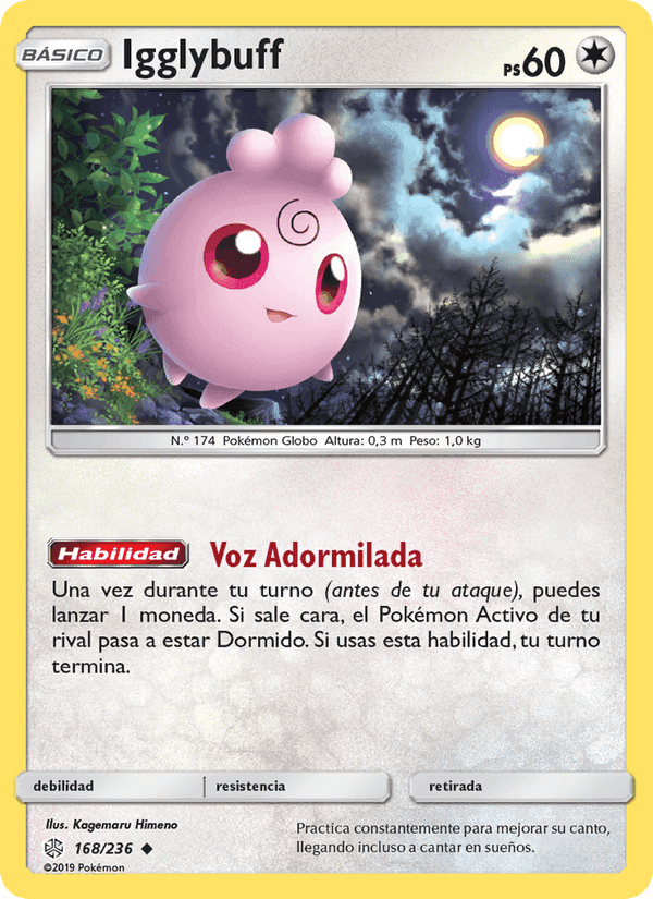 Igglybuff, carta 168 de Eclipse Cósmico
