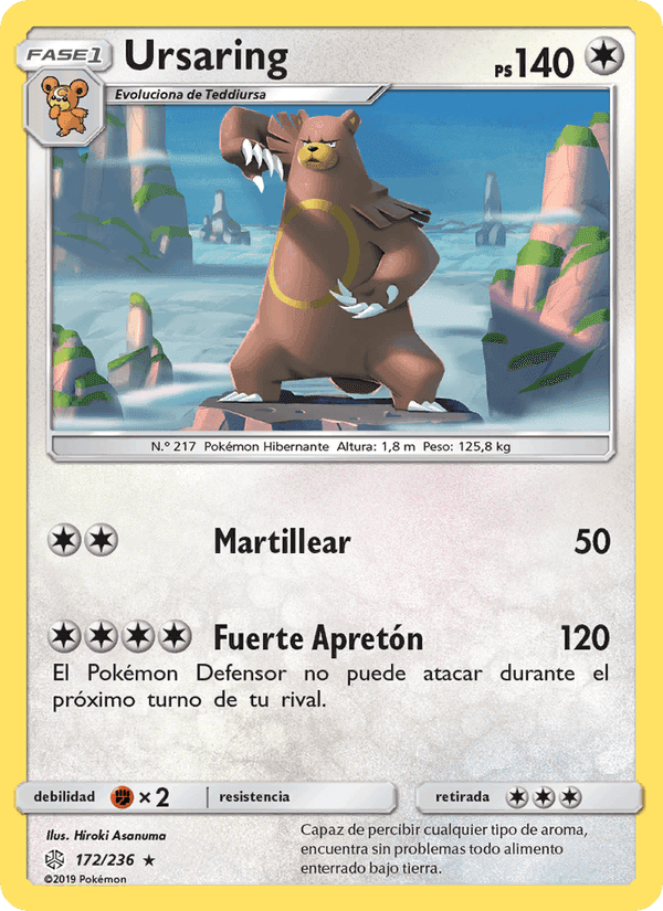 Ursaring, carta 172 di Eclipse Cósmico