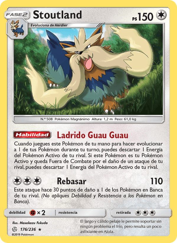 Stoutland, carta 176 de Eclipse Cósmico