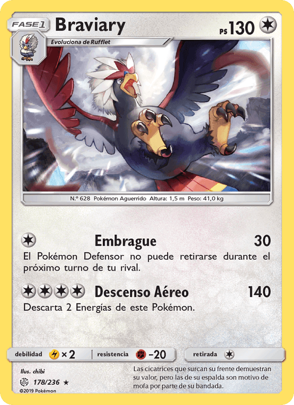 Braviary, carta 178 di Eclipse Cósmico