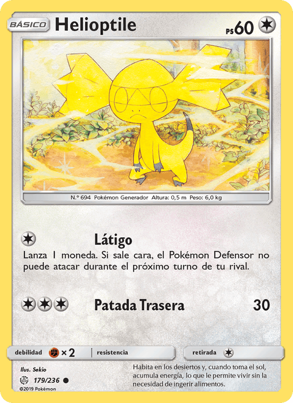 Helioptile, carta 179 de Eclipse Cósmico