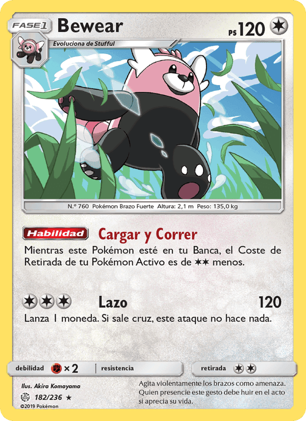Bewear, carta 182 de Eclipse Cósmico