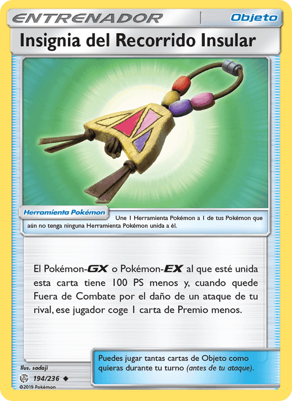 Insignia del Recorrido Insular, card 194 from Eclipse Cósmico