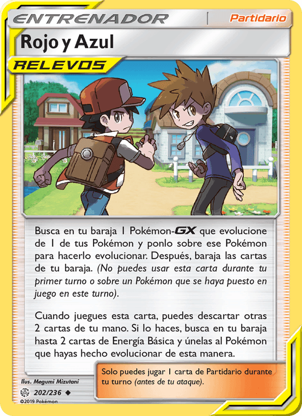 Rojo y Azul, card 202 from Eclipse Cósmico