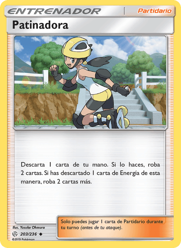 Patinadora, carta 203 di Eclipse Cósmico