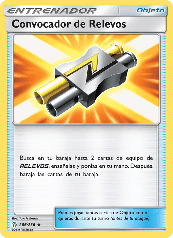 Convocador de Relevos, carta 206 de Eclipse Cósmico