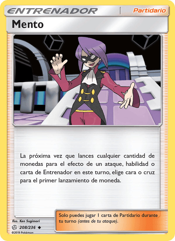 Mento, carta 208 de Eclipse Cósmico