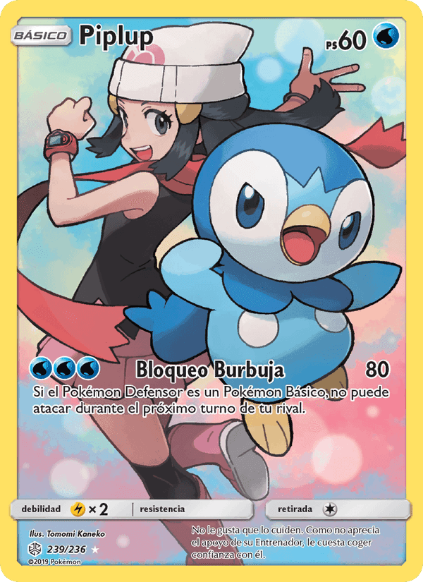Piplup, carta 239 di Eclipse Cósmico