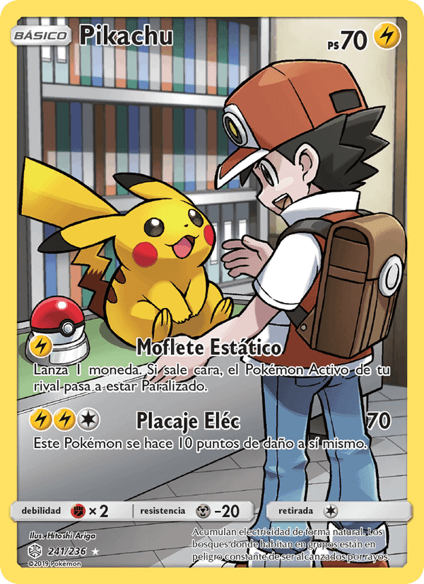 Pikachu, carte 241 de Eclipse Cósmico