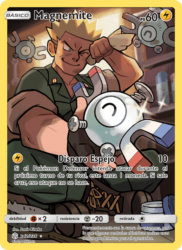 Magnemite, carta 242 di Eclipse Cósmico