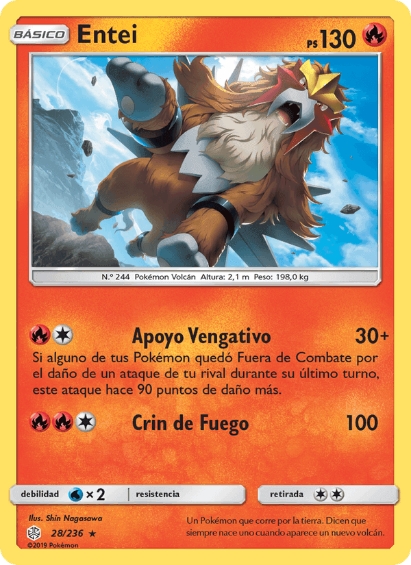 Entei, carta 28 de Eclipse Cósmico