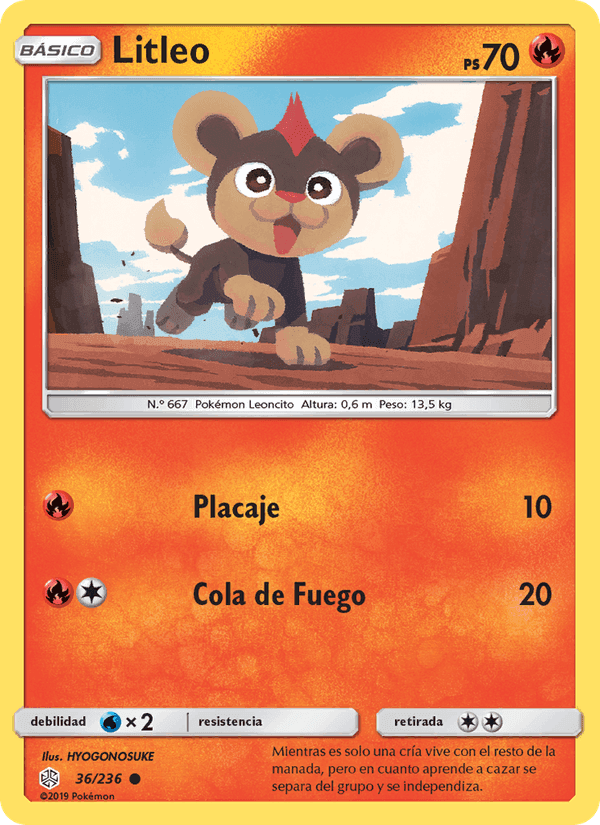 Litleo, carte 36 de Eclipse Cósmico